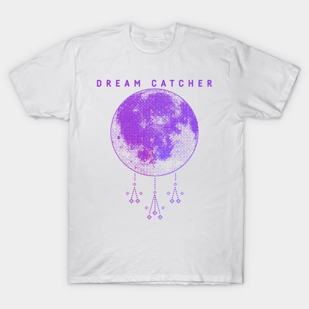 Dreamcatcher Full Moon Logo T-Shirt by hallyupunch